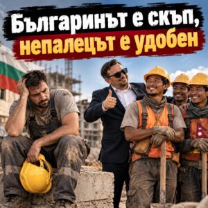 Българинът е скъп, непалецът е удобен